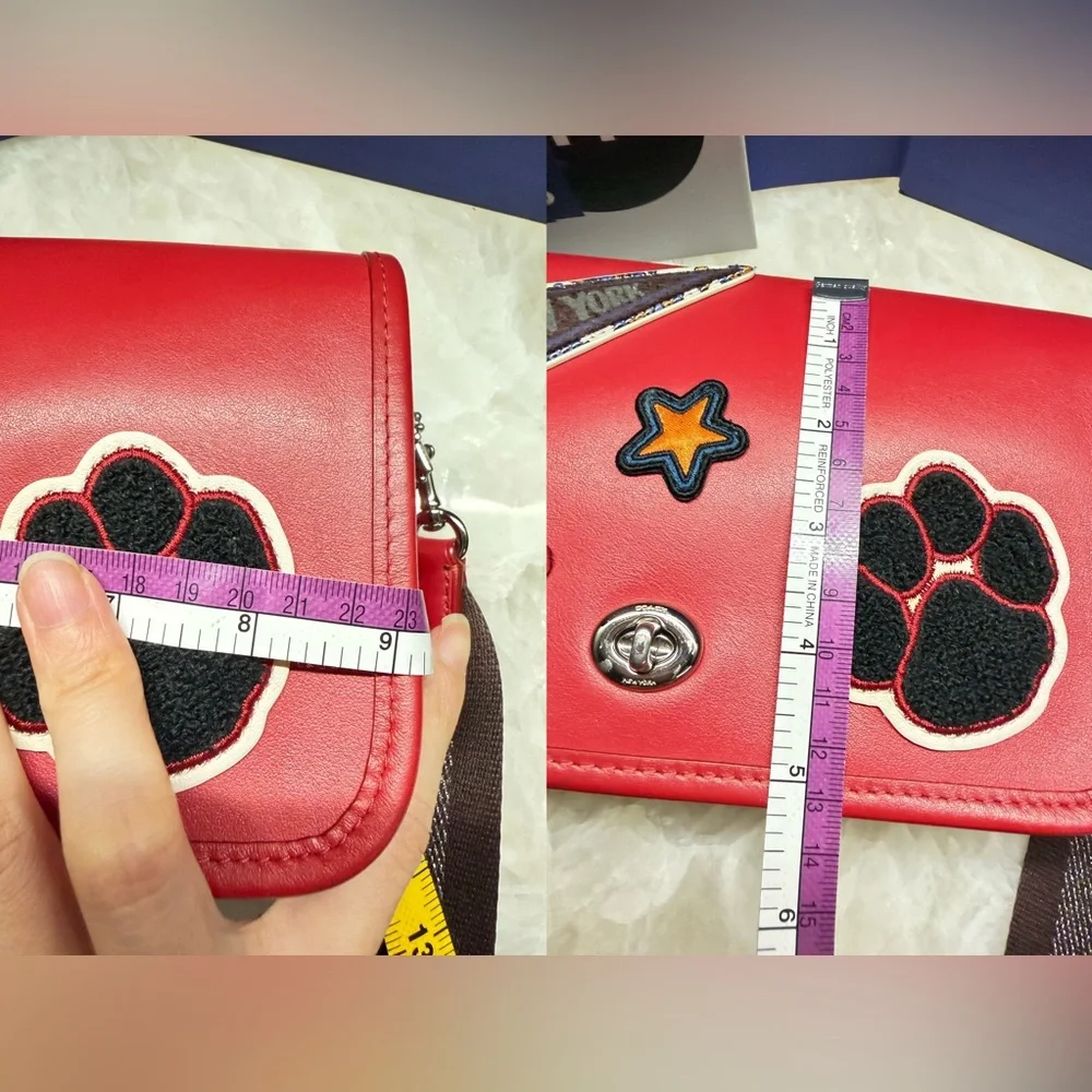 COACH Penny Varsity Patches Crossbody Bag - Picture 16 of 16